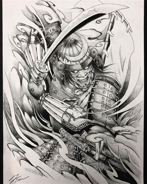 Samurai Tattoo Design Thank You For Viewing Tattoo Tattoos