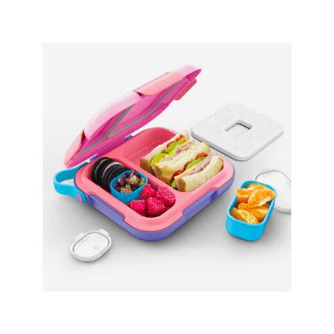 Zoku Neat Bento Lunchbox Pink Yuehlia