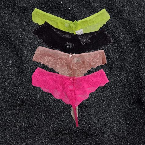 Kit Sensual Calcinhas Tailandesa Fio Dental Renda P Rolas Lingerie Sexy Shopee Brasil
