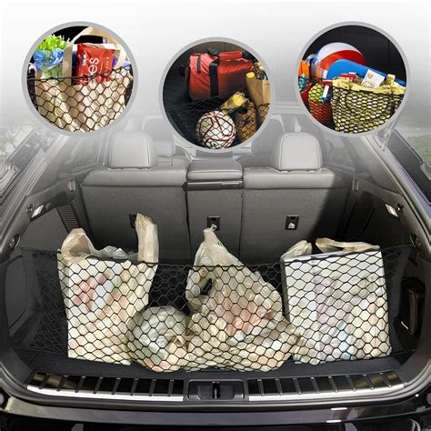 Amazon Envelope Style Automotive Elastic Trunk Mesh Cargo Net For