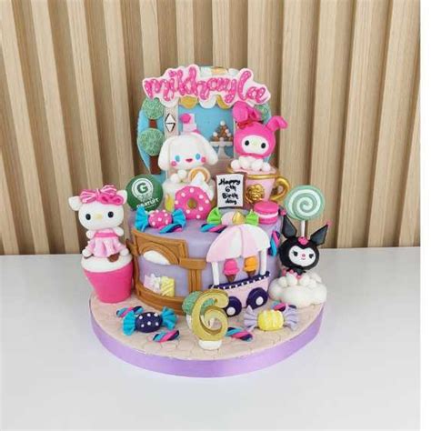 Jual CAKE TEMA SANRIO KUE ULANG TAHUN CUSTOME Shopee Indonesia