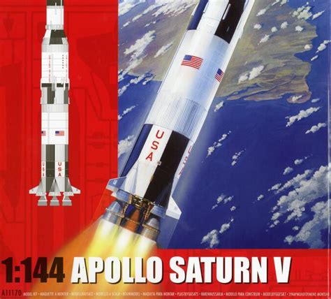 Toys And Games Airfix 1144 Apollo Saturn V Rocket Model Moon Landing