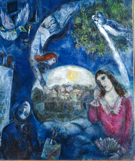 An Undying Love: "Around Her" by Marc Chagall - SevenPonds ...