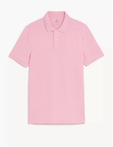 Mens Pink Polo Shirts Mands