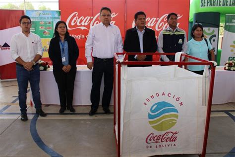 Sacaba sin residuos Fundación Coca Cola de Bolivia lanza programa