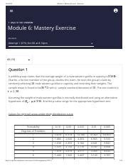 Module Mastery Exercise Pdf Module Mastery Exercise