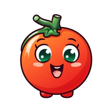 Ai Generative Cartoon Tomato Png Ai Generative Cartoon PNG