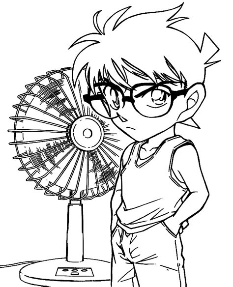 Detective Conan Coloring Pages Printable For Free Download