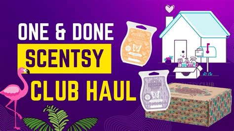 Scentsy One Done Club Haul Ft June Whiff Box Scentsyclub Scentsy