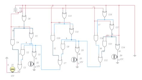 4 Bit Binary Adder Subtractor Multisim Live