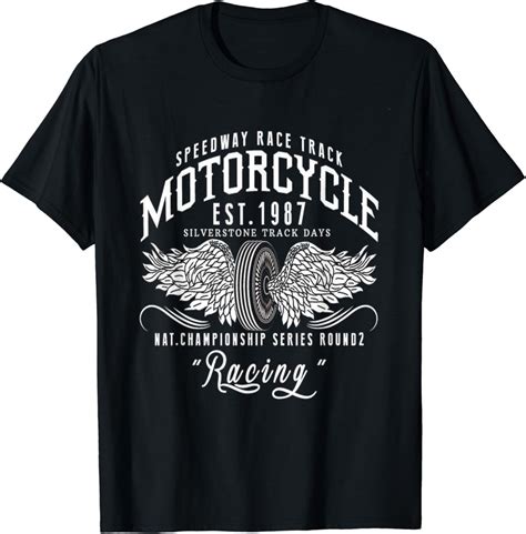 Speedway Race Track Motorcycle Est 1987 Silverstone T Shirt