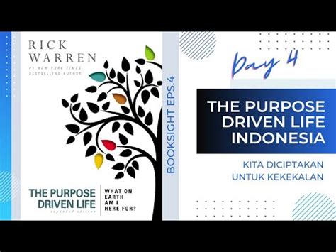 Purpose Driven Life Indonesia Hari Kita Diciptakan Untuk Kekekalan