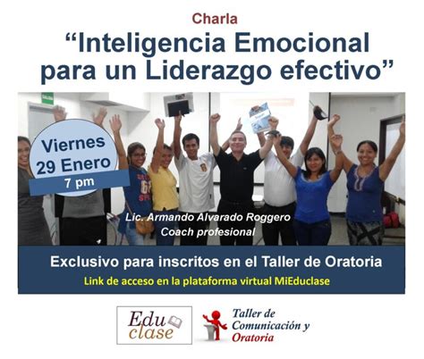 Charla “inteligencia Emocional Para Un Liderazgo Efectivo