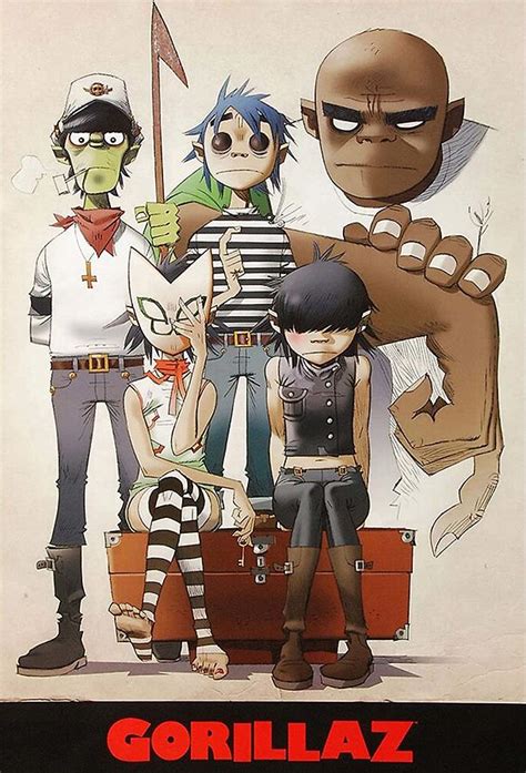 Gorillaz Digital Art By Cesar Princeton Fine Art America