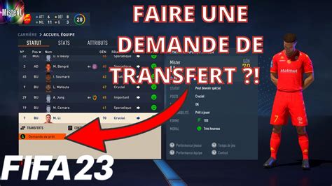 Tuto Fifa Comment Se Faire Transf Rer En Carri Re Joueur Youtube