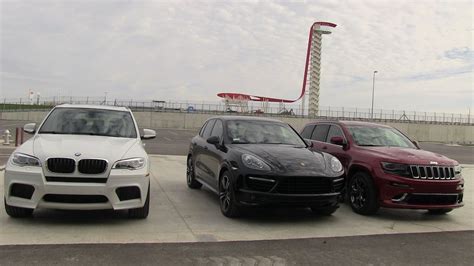 Jeep Grand Cherokee Srt Vs Bmw X M Vs Porsche Cayenne Gts