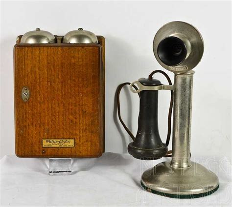 Western Electric Candlestick Telephone And Ringer Box