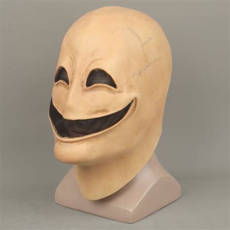 Happy Mask Latex Full Head Smile Masks Cosplay Helmet Costume Hallowee