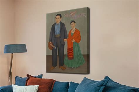 Frida and Diego Rivera Portrait Print | Canvas Prints Perth