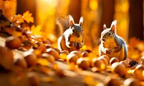 Squirrels Autumn Woods Images - Free Download on Freepik