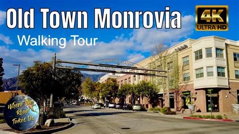 4k Walking Tour Old Town Monrovia Youtube