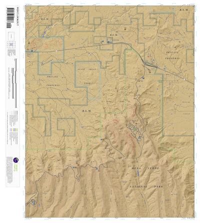 Point Lookout, Colorado 7.5 Minute Topographic Map - Color Hillshade ...