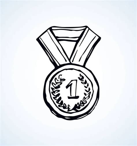 Drawing Medal Vector Art Stock Images Depositphotos