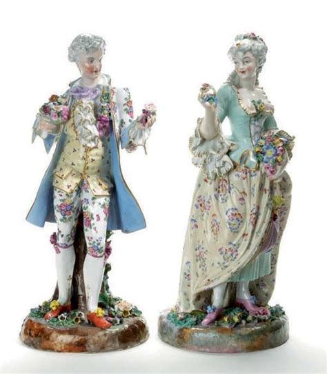 A Pair Of Meissen Style Figures Christies