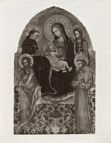 Fondazione Zeri Cataloghi Online Ambrogio Di Baldese Madonna Con