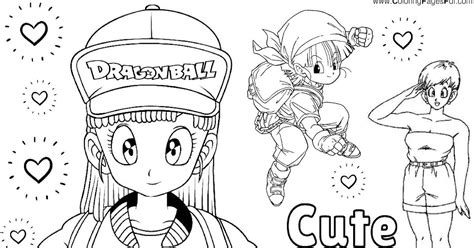 Dragon Ball Z Coloring Pages For Girls