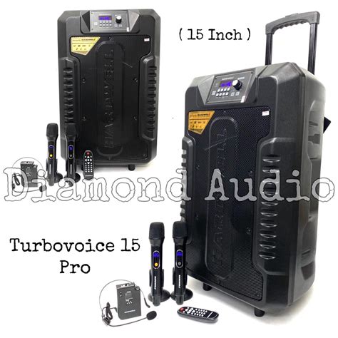 Jual Speaker Portable Hardwell Turbovoice 15 Pro Usb Bluetooth Original