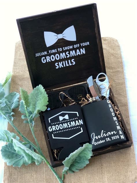 Groomsmen Package Handmade Fully Customizable GROOMSMEN Etsy