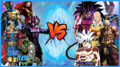 5 Marvel Gods Vs 5 Anime Gods Battle Of Tag Team In Hindi YouTube