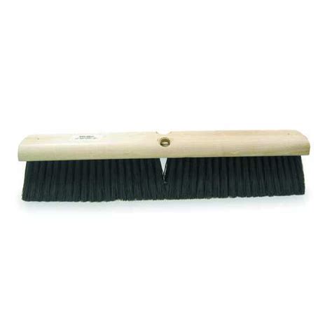 Tough Guy 18 In Sweep Face Push Broom Head Soft Synthetic Black