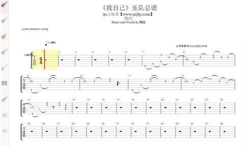 【gtp乐队总谱】陶喆《找自己》9音轨完美还原版 可以用来学习和排练演出版 Gtp吉他谱