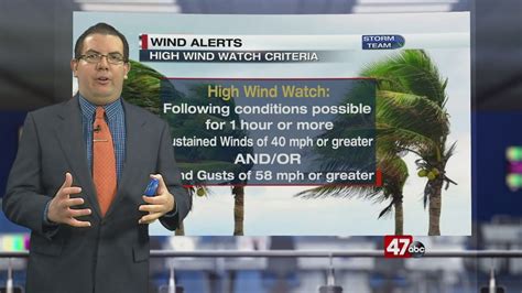 Weather Tidbits: Wind Alerts - 47abc