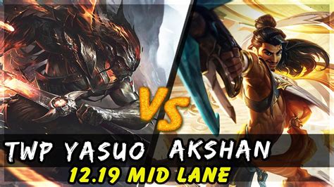 Thewanderingpro Yasuo Vs Akshan Mid Patch Yasuo Gameplay