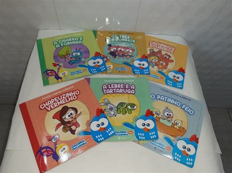 Box Kit Livros Contos Cl Ssicos Da Galinha Pintadinha Mini