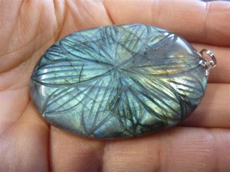 Enorme Pendentif Protection Labradorite Gr Ref