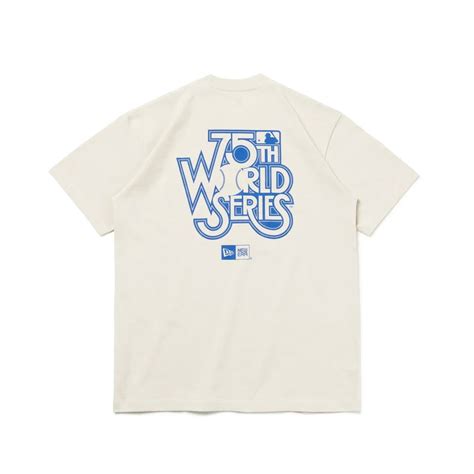 ニューエラNEW ERAメンズレディース半袖 コットンTシャツ MLB Apparel World Series ロサンゼルス