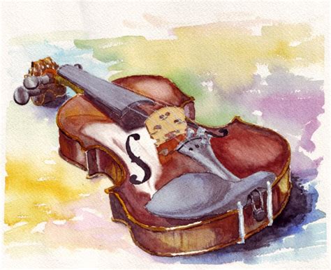 Violin Watercolor Watercolor Painting Cello Png X Px Violin