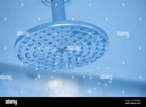 Shower Water Flowing Stock Photo Alamy