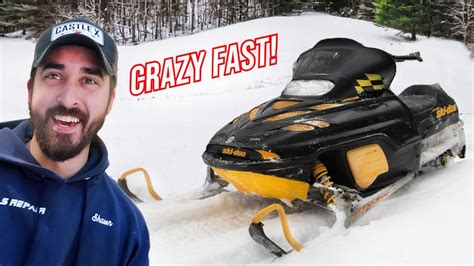 Ski Doo Mxz 700 First Ride My Favorite Snowmobile Youtube