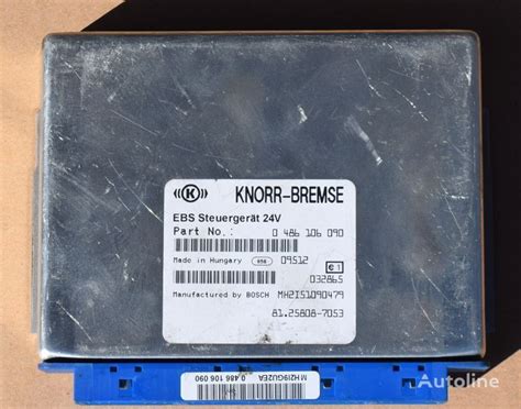 KNORR BREMSE STEROWNIK EBS KOMPUTER EBS 7053 81 25808 7053