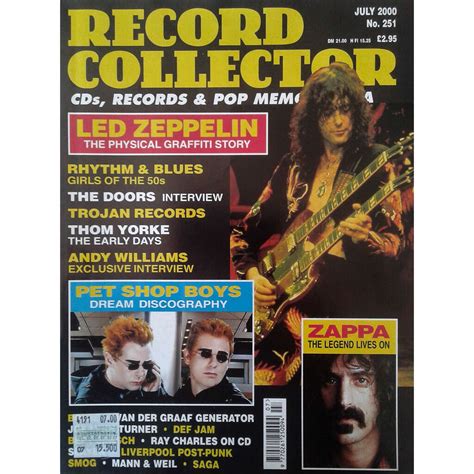 Record Collector N251 July 2000 Uk 2000 Led Zeppelin Front Cover