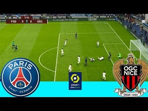 PSG Vs Nice LIVE MATCH VIVO 2021 YouTube