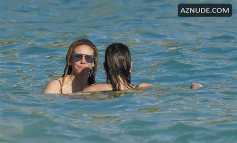 Heidi Klum Sexy Seen With Tom Kaulitz Showing Off Her Sizzling Bikini Body At Gouverneur Beach
