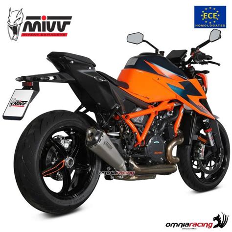 Mivv Exhaust Slip On Delta Race Approved Steel Ktm Superduke