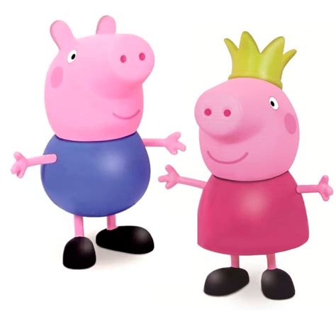 Boneca Princesa Peppa Pig Ou Boneco George Peppa Pig Elka Shopee Brasil