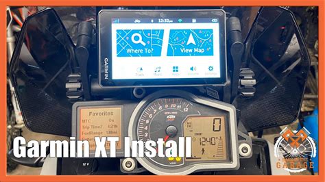 Garmin Zumo XT Install On KTM 1290 Super Adventure Back In The Garage